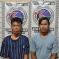Dua pemuda asal Gedung Tataan, Kabupaten Pesawaran ditangkap petugas Polres Tulang Bawang Barat karena diduga menggunakan sabu-sabu pada Selasa (27/2/2024) malam.