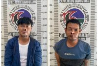 SF dan DS, dua terduga pemakai sabu yang ditangkap oleh Satres Narkoba Polres Tulang Bawang Barat pada Minggu (4/2/2024).