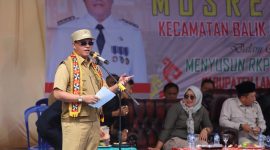 Pj. Bupati Lampung Barat, Nukman memimpin Musrenbang di Kecamatan Balik Bukit, Kabupaten Lampung Barat pada Senin (5/2/2024). Foto: Haeruel Abadi, Kabarindonesia.co
