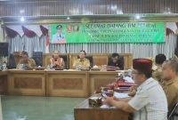 Pj. Bupati Lampung Barat, Nukman dan jajaran Pemkab Lambar mengikuti Penilaian PPD Tahap 2 Tingkat Provinsi Lampung di Aula Kagungan Setdakab Lambar pada Selasa (6/2/2024). Foto: Haeruel Abadi, Kabarindonesia.co