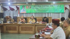 Pj. Bupati Lampung Barat, Nukman dan jajaran Pemkab Lambar mengikuti Penilaian PPD Tahap 2 Tingkat Provinsi Lampung di Aula Kagungan Setdakab Lambar pada Selasa (6/2/2024). Foto: Haeruel Abadi, Kabarindonesia.co