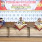 Kapolres Tulang Bawang, James Hutajulu motivasi personel Polres Tulang Bawang dalam Pelatihan Pelayanan Publik pada Selasa (6/2/2024). Foto: Ali Rahman, Kabarindonesia.co