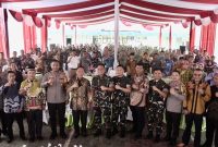 Pj. Bupati Tulang Bawang, Qudrotul Ikhwan menghadiri acara sertijab Dandim 0426 Tulang Bawang pada Sabtu (17/2/2024). Foto: Andi Rahman, Kabarindonesia.co