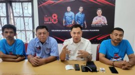 Ketua Tim 8 RJBBP Prabowo-Gibran mengucapkan selamat atas kemenangan capres dan cawapres yang mereka usung. Foto: Andi Rahman, Kabarindonesia.co