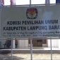 Kantor Komisi Pemilihan Umum (KPU) Kabupaten Lampung Barat. Foto: Haeruel Abadi, Kabarindononesia.co