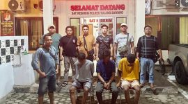 Tiga orang pelaku curanmor di Wilayah Hukum Polres Tulang Bawang berhasil ditangkap Tekab 308 Presisi Polres Tulang Bawang. Foto: Andi Rahman, Kabarindononesia.co