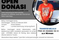 Open donasi dilakukan pihak keluarga dan warga untuk memulangkan jenazah  TKI asal Lampung Barat, Ary Widodo yang dikabarkan meninggal di Korea Selatan pada Kamis (24/2/2022). Ilustrasi: Keluarga almarhum Ary Widodo
