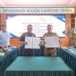 Kepala Dinas Perindag Lampung Utara, Hendri dan pihak Kejari Lampung Utara adakan kerjasama dalam rangka kerjar target PAD Retribusi Pasar pada Selasa (5/3/2024).