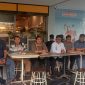 Koalisi Penyelamat Demokrasi Sumatera Selatan melakukan konferensi pers terkait dengan rencana mereka akan melakukan aksi massa pada Jum'at, 8 Maret 2024. Foto: Rizky Pratama Saputra, Kabarindonesia.co