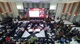 Suasana Sidang Pleno Rekapitulasi Pemilu 2024 di KPU Sumatera Selatan pada Kamis (7/3/2024). Foto: RPS, Kabarindonesia.co