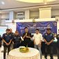 Ketua DPP Asosiasi Wartawan Profesional Indonesia (AWPI) memberikan sambutan dalam rangka launching PT. Cahya Bagus Mandiri yang mengelola pabrik crude palm oil (CPO) yang merupakan bagian dari program Trisula Sakti pada Rabu (13/3/2024) di Bandarlampung. Foto: AWPI