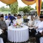 Pj. Bupati Tulang Bawang Barat, M. Firsada bersama Forkopimda kabupaten setempat menghadiri agenda Safari Ramadhan di Tiyuh Karta Raya pada Rabu (13/03/2024).