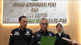Kejati Sumsel melakukan siaran pers terhadap penetapan seorang tersangka dugaan tindak pidana korupsi penjualan aset Yayasan Batang Hari Sembilan di Yogyakarta, NW. Foto Rizky Pratama Saputra, Kabarindonesia.co