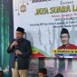 Pendiri JSL Lampung, Endarwan memberikan sambutan dalam buka bersama JSL dan anak yatim di Bandarlampung pada Senin (25/3/2024). Foto: Ferry HT, Kabarindonesia.co