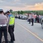 Antisipasi gangguan kamtibmas dan balap liar pada Ramadhan 1445 H, Polres Tulang Bawang lakukan razia di Jl. Lintas Rawa Jitu pada Selasa (26/3/2024). Foto: Ali Rahman, Kabarindonesia.co