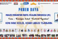 Poster Festival Nyambai yang diadakan SMPN Sekuting Terpadu sebagai implementasi dari Proyek Penguatan Profil Pelajar Pancasila (P5). Foto: Haeruel Abadi, Kabarindonesia.co