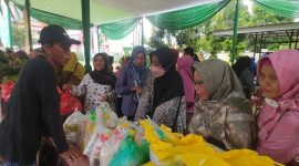 Pemkab Lampung Timur mengadakan GPM di Kecamatan Metro Kibang pada Senin (1/4/2024). Foto: Ali Mukmin, Kabarindonesia.co