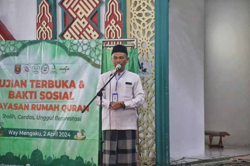 Kepala Yayasan Rumah Al-Qur'an Liwa, Iin Gusanto. Foto: Haerul Abadi, Kabarindonesia.co