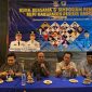 Ketua KNPI Pesisir Barat, Nopiyansyah bersama beberapa ketua organisasi pemuda setempat lainnya mengadakan buka bersama dan simposium pemuda pada Kamis (4/4/2024). Foto: Joni Irawan, Kabarindonesia.co