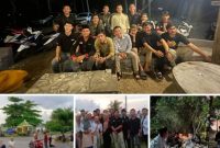 Keluarga besar Himpunan Mahasiswa Pesisir Barat (HiMPB) Jabodetabek adakan buka bersama dan pembagian takjil dalam Ramadhan 1445 di Pantai Labuhan Jukung, Pesisir Barat pada Senin (8/4/2024). Foto: Joni Irawan, Kabarindonesia.co