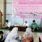 Bupati Lampung Timur, Dawam Rahardjo menghadiri halal bihalal Idul Fitri 1445 H di Desa Sribhawono, Kecamatan Bandar Sribhawono, Lampung Timur pada Jum'at (19/4/2024). Foto: Ali Mukmin, Kabarindonesia.co