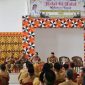 Pj. Bupati Lampung Barat, Nukman memberikan sambutan dalam halal bihalal yang dilakukan Dinas Pendidikan dan Kebudayaan Kabupaten Lampung Barat pada Senin (22/4/2024). Foto: Haeruel Abadi, Kabarindonesia.co