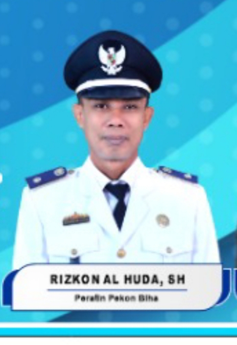 Peratin Desa Biha, Rizkon Al Huda. Foto: Dokumentasi Desa Biha