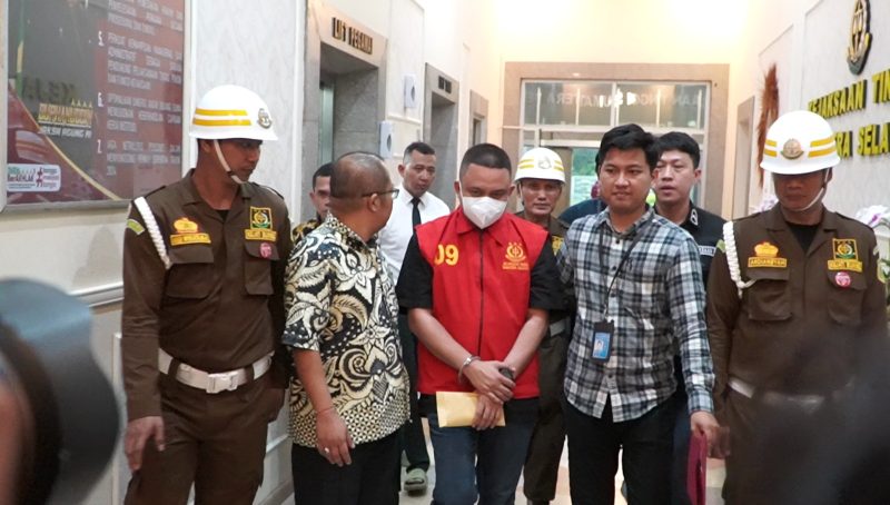 Kejati Sumsel tetapkan MA sebagai tersangka dalam dugaan perkara Tipikor internet desa. Foto: Rizky Pratama Saputra, Kabarindonesia.co