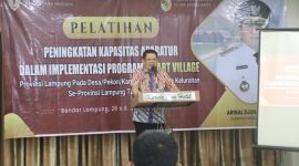 Pj. Bupati M. Firsada membuka Acara Bimtek Program Smart Village dengan penuh semangat