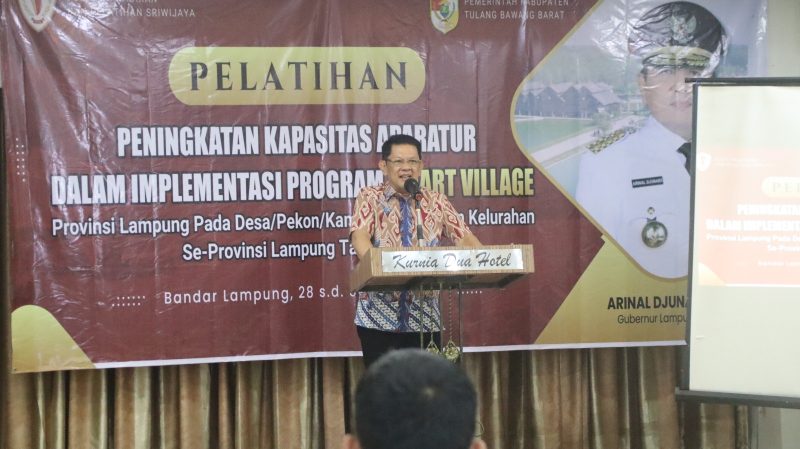 Pj. Bupati M. Firsada membuka Acara Bimtek Program Smart Village dengan penuh semangat