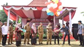 Pj. Bupati Tulang Bawang Barat Drs. M. Firsada, M.,Si Meresmikan Panggung Seni 