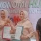 Pasangan Bacagub dan Bacawagub Sumsel, Holda dan Meli Mustikan mendeklarasikan diri pada Minggu (19/5/2024). Foto: Rizky Pratama Saputra, Kabarindonesia.co