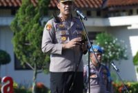 Kapolres Lampung Utara, AKBP Teddy Rachesna menyampaikan akan tindak tegas anggota Polri yang terbukti terlibat narkoba. Foto: Mahpudin, Kabarindonesia.co