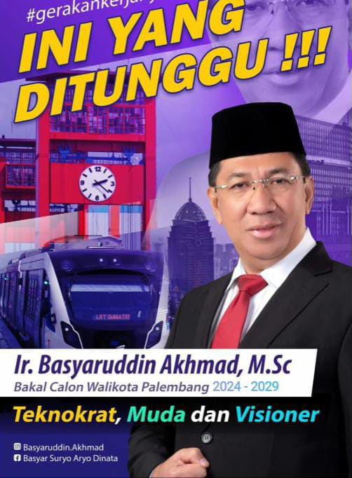 Assisten II Pemprov Sumsel Yang Masih Aktif, Bakal Calon Walikota Palembang. Foto: Dokumen Relawan Basyaruddin Akhmad