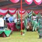PJ. Bupati Lampung Barat, Nukman membuka TMMD ke-120 tahun 2024 di Lapangan Sepak Bola Pekon Semarang Jaya, Kecamatan Air Hitam pada Rabu (08/05/2024). Foto: Haeruel Abadi, Kabarindonesia.co