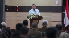 Jaksa Agung RI, ST Burhanuddin memberikan arahan dalam kunjungan kerja ke Kejati Sumatera Selatan pada Rabu (8/5/2024). Foto: Rizky Pratama Saputra, Kabarindonesia.co