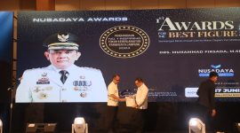 Kepala Dinas Pariwisata Kabupaten Tubaba Apriansyah, S.STP., M.Si., mewakili Pj. Bupati M. Firsada