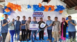 M. Rasidi saat mewakili Penjabat Bupati Tubaba Drs. M. Firsada, M.Si., pada Kegiatan Panen Hadiah Simpedes (PHS)