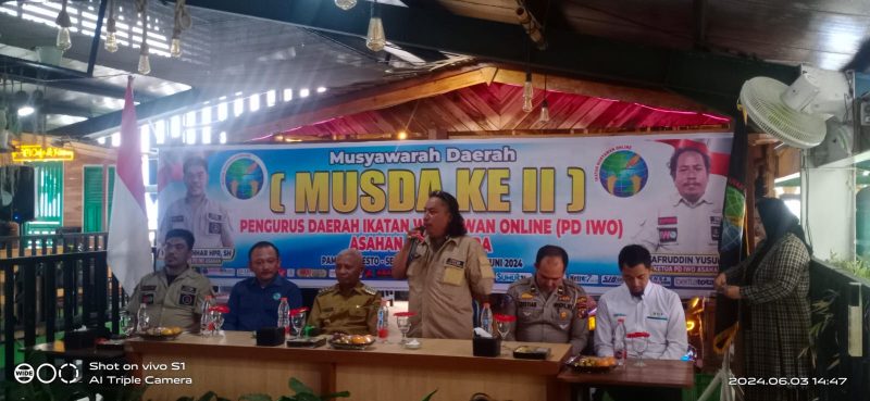 Safruddin Yusuf Ketua PD IWO Asahan-Batubara priode 2024-2029.