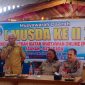 H. Surya,. Bsc. Membuka kegiatan Musyawarah bersama daerah (Mubesda) pengurus Ikatan Wartawan Online Asahan Batubara