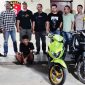 Katim Opsnal Aiptu Ahmad Firdaus, SH, dan tim setelah melakukan serangkaian penyelidikan akhirnya menangkap pelaku spesialis curanmor hari Selasa (04/06/2024)