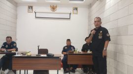 Ketua Umum DPP Asosiasi Wartawan Profesional Indonesia (AWPI) Hengki Ahmad Jazuli melakukan kunjungan kerja ke Provinsi Lampung