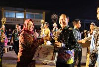 Adi Utama menerima penghargaan sebagai anjungan kreatif dan inovatif pada perhelatan Pekan Raya Lampung (PRL) tahun 2024. 