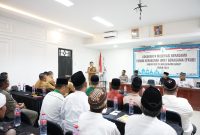 M. Firsada, membuka Kegiatan Lokakarya Moderasi Beragama Forum Kerukunan Umat Beragama (FKUB)