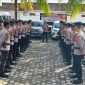 Santoso memberikan arahan kepada 51 Bintara remaja baru yang telah bergabung di Polres Pesisir Barat