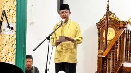 Pj. Sekda Lampung Barat Drs. Adi Utama, menyampaikan sambutan tertulis Pj. Bupati Lampung Barat