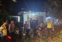 Polres Tubaba Amankan 10 Unit Kendaraan, saat razia balapan liar