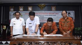 Penandatanganan Kesepakatan Bersama, Pj. Bupati Tubaba dengan Universitas Muhammadiyah Metro