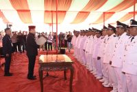 M. Firsada Mengukuhkan Perpanjangan Masa Jabatan Kepalo Tiyuh se-Tubaba