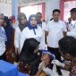 M. Firsada saat menghadiri Pelaksanaan Kegiatan Intervensi Serentak Pencegahan Stunting di Kabupaten Tubaba.